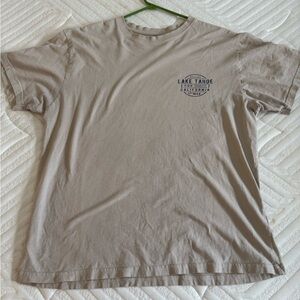 Men's Taupe Graphic Tee